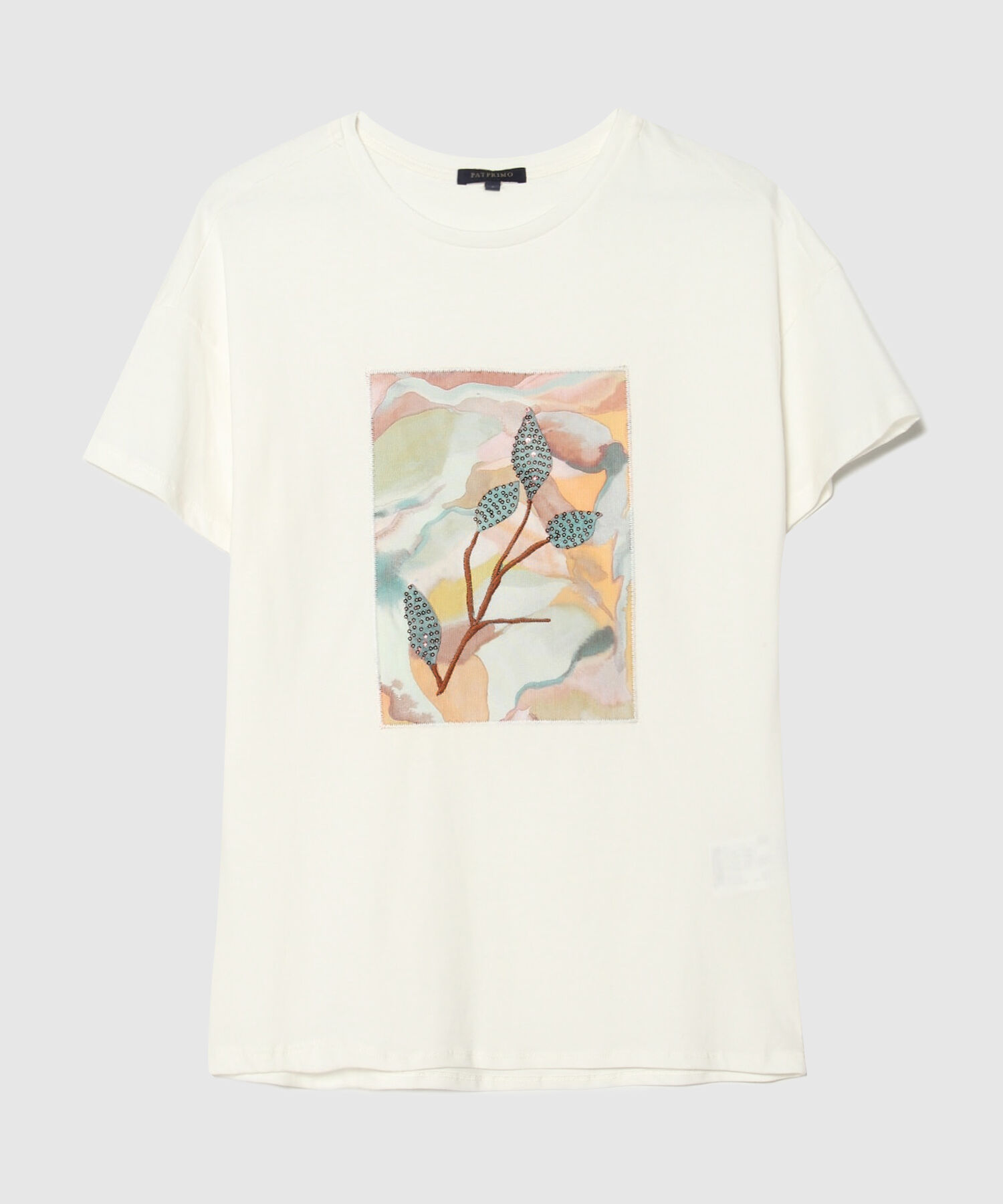 Camiseta Manga Corta Rodada Con Sublimación Sobrepuesta