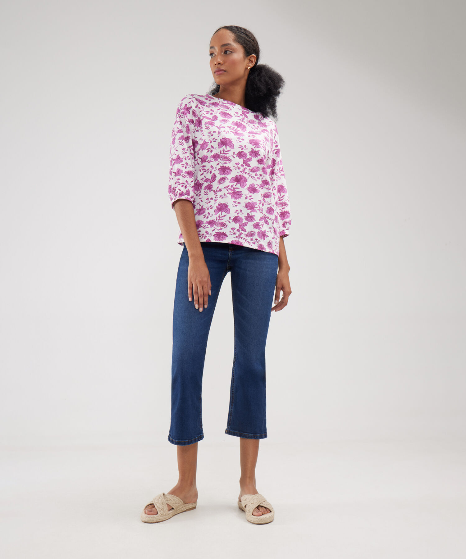 Camiseta Estampado Floral