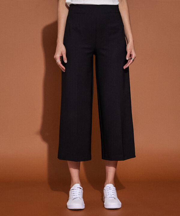 Pantalón Culotte Unicolor image number null