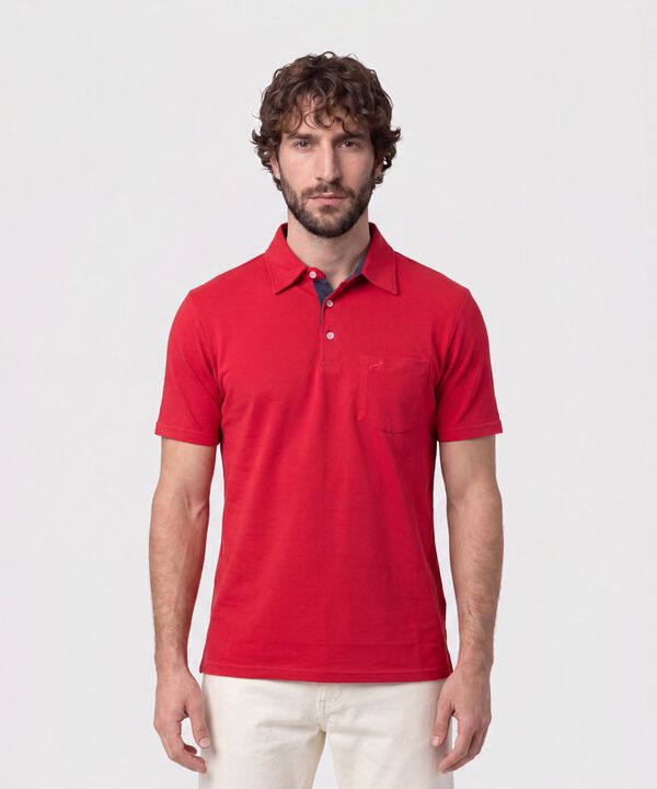 Polo Con Bolsillo De Parche Para Hombre image number null