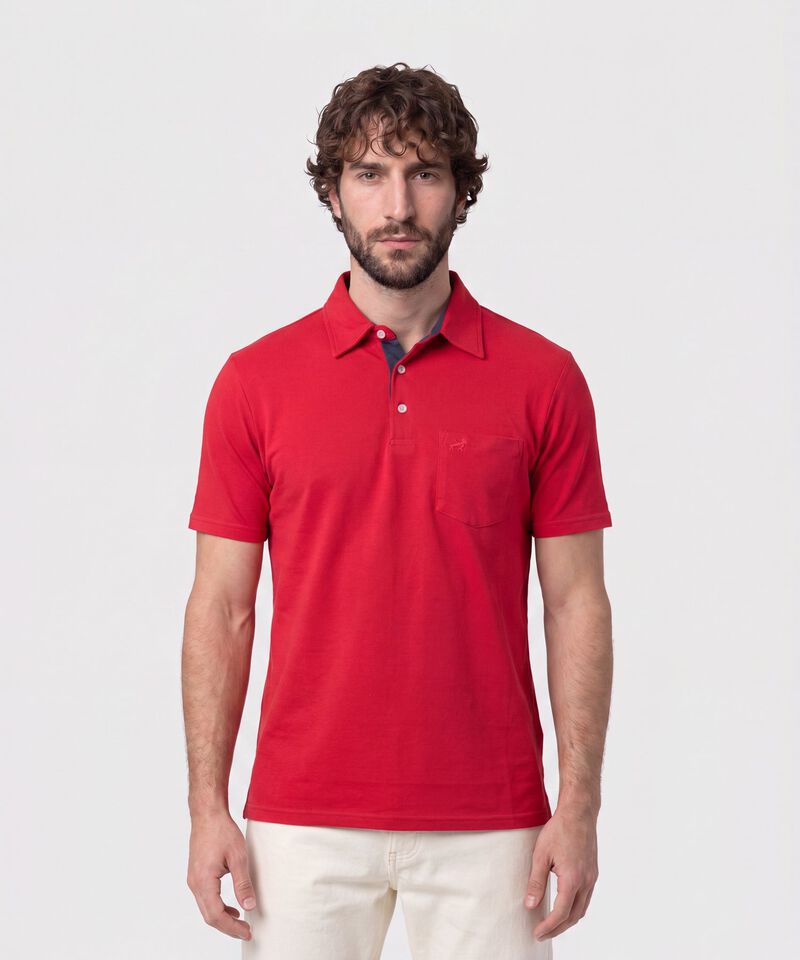 Polo Con Bolsillo De Parche Para Hombre