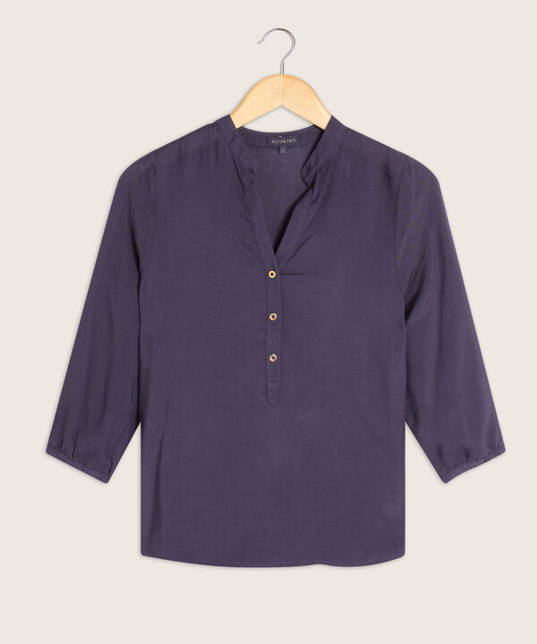 Blusa Manga 3/4 Unicolor