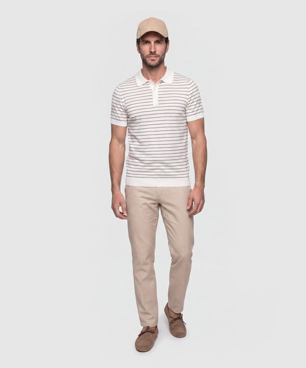 Polo Tejida Para Hombre