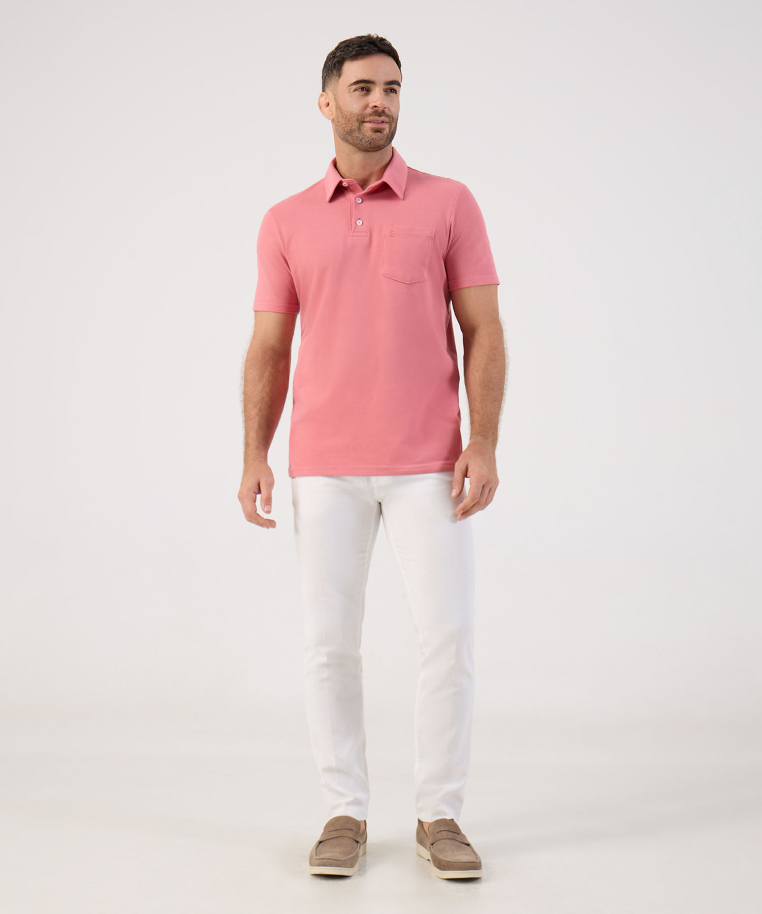 Polo Con Bolsillo Para Hombre