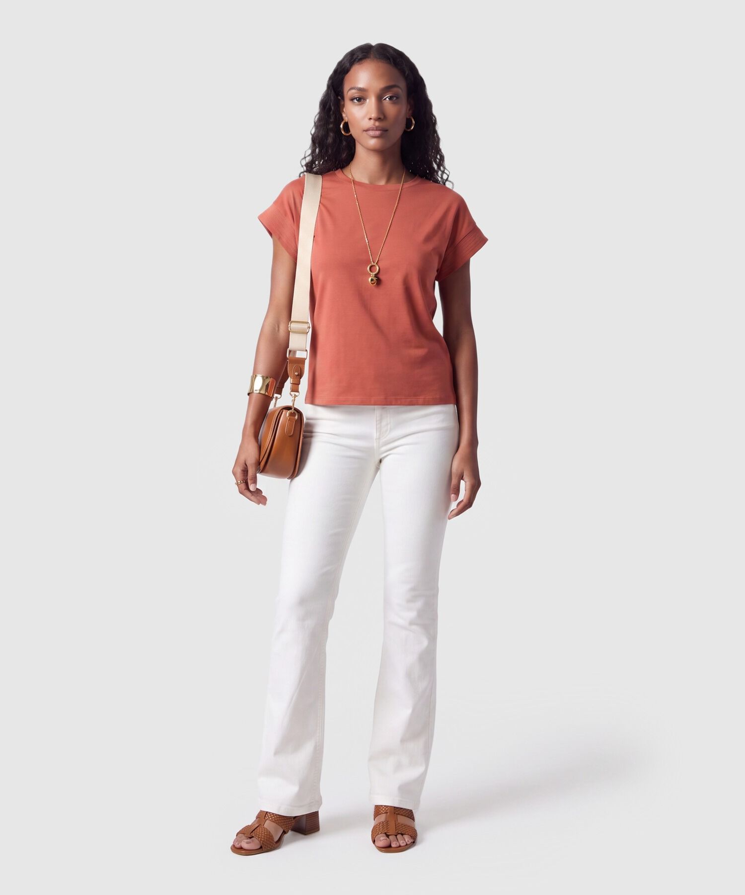 Jeans Bota Flare Silueta Ajustada Mujer