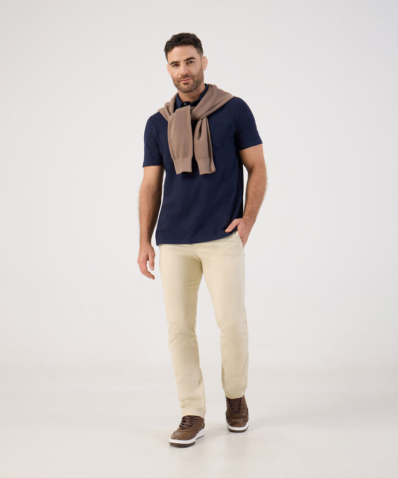 Polo Con Bolsillo Para Hombre