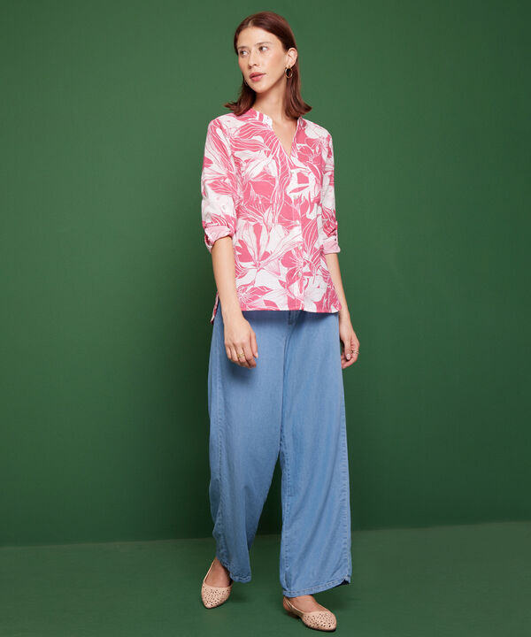 Blusa Manga Larga  Estampada