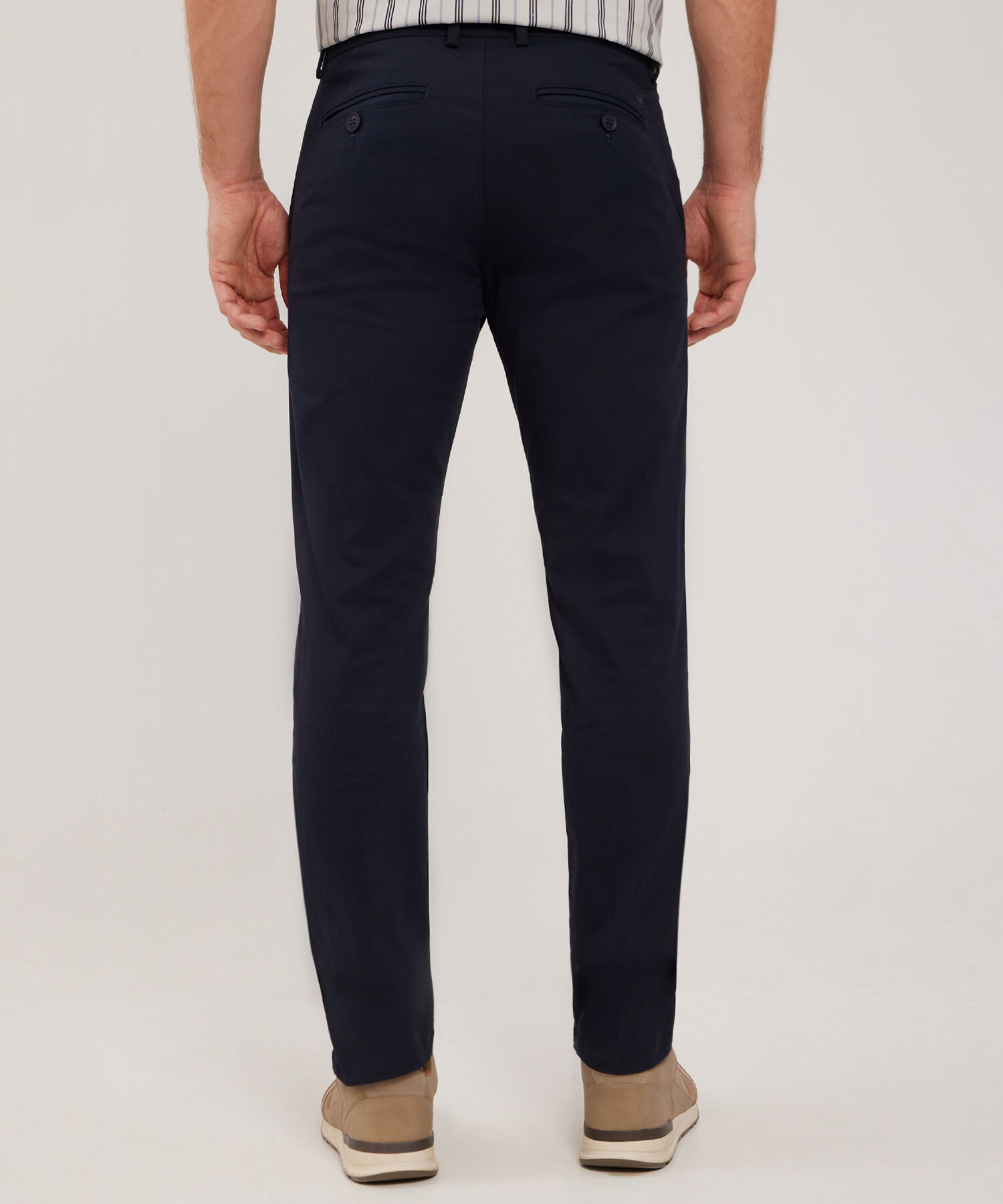 Pantalon Chino Basico Contraste - Nuevo Fit- Slim