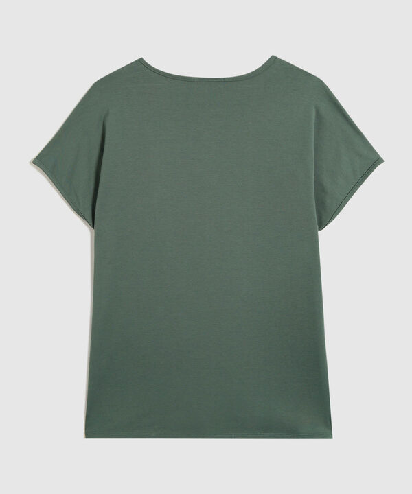 Camiseta con Bordado Botánico image number null