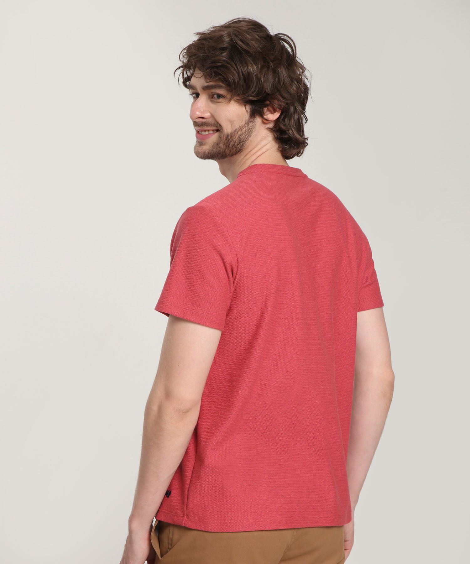 Camiseta Manga Corta Con Bolsillo