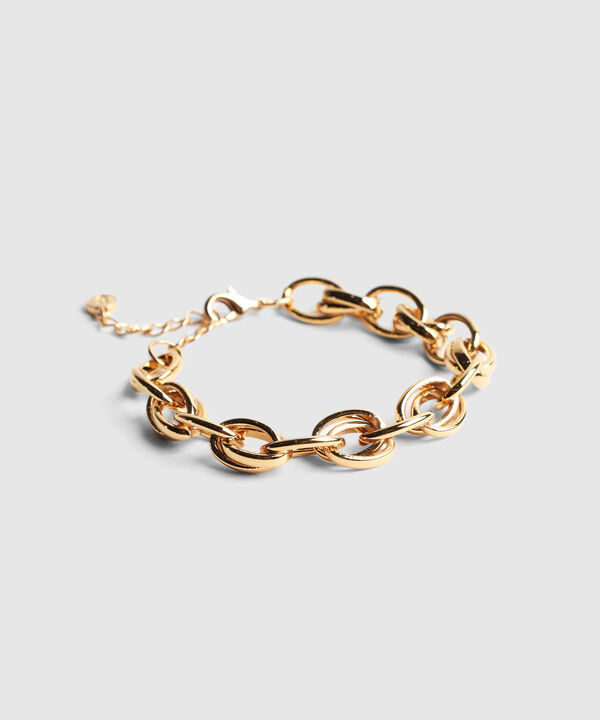 Pulsera Con Dije Dorada image number null