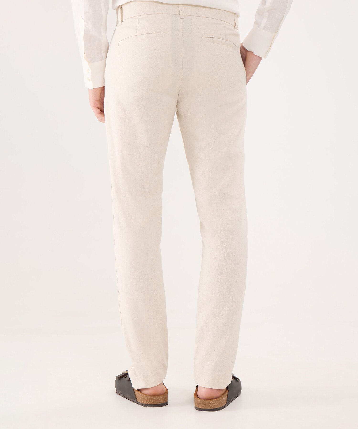 Pantalón Chino en Efecto Lino