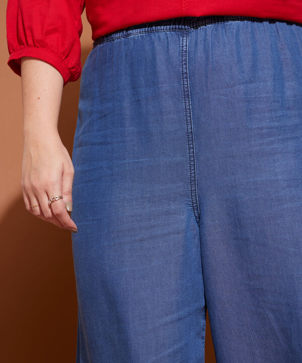 Jean Fluido Wide Leg  Encauchado image number null