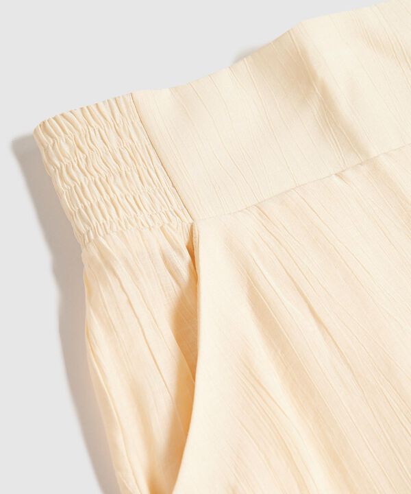 Pantalon Con Elastico En Pretina Para Mujer image number null