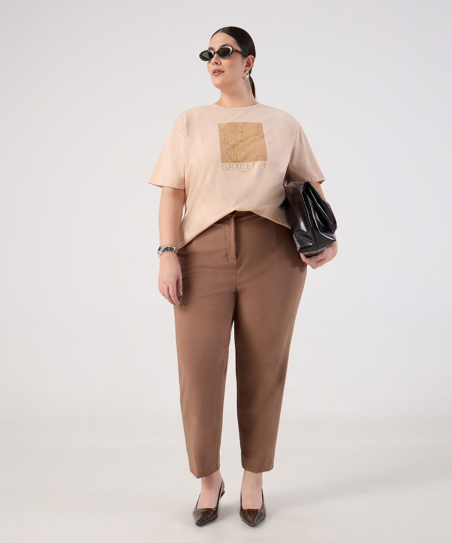 Camiseta Manga Corta para Mujer Curvy