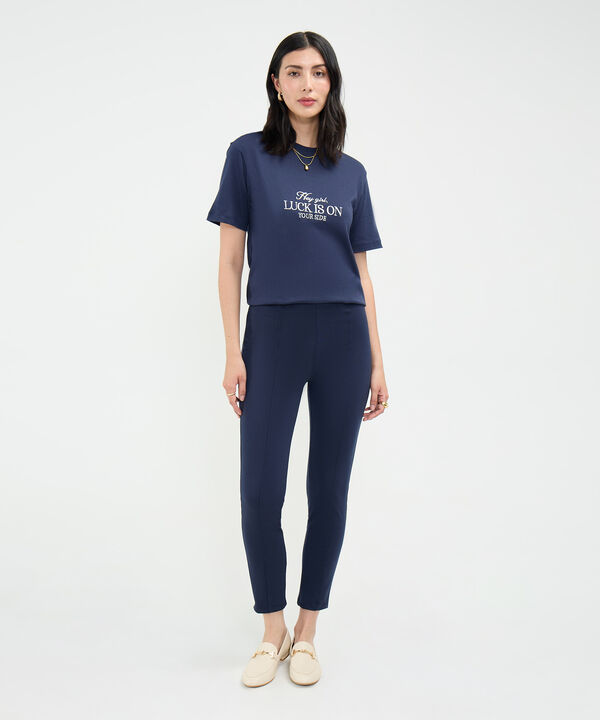 Leggins con Botones Decorativos image number null