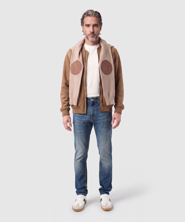 Jean Skinny Cinco Bolsillos Para Hombre