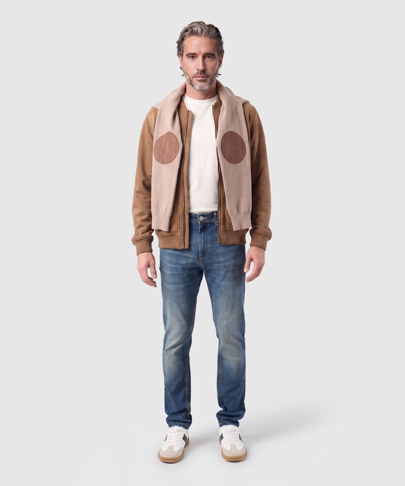 Jean Skinny Cinco Bolsillos Para Hombre