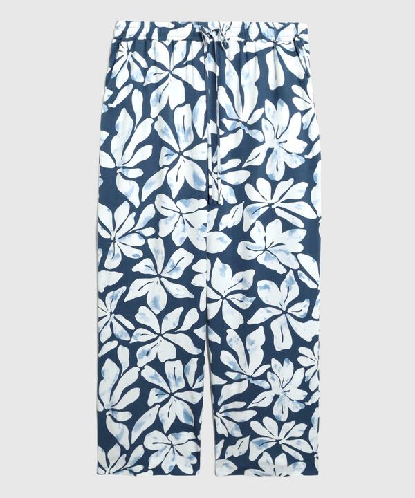 Pantal&oacute;n Holgado Estampado Mujer Curvy image number null
