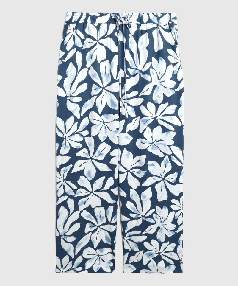 Pantal&oacute;n Holgado Estampado Mujer Curvy