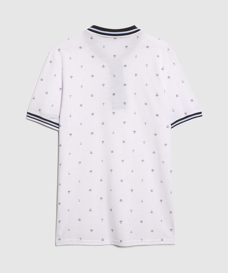 Polo Tejida Estampada