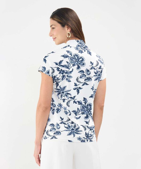 Camiseta Estampada Cuello en V