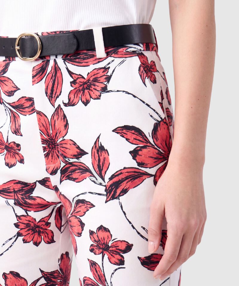 Pantal&oacute;n Recto de Tiro Alto Mujer