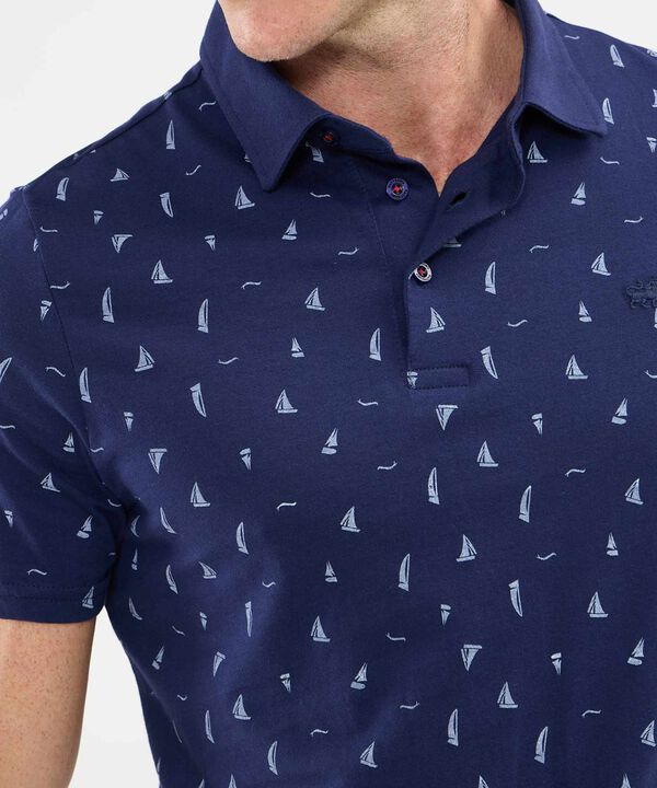 Polo Estampado de Barcos image number null
