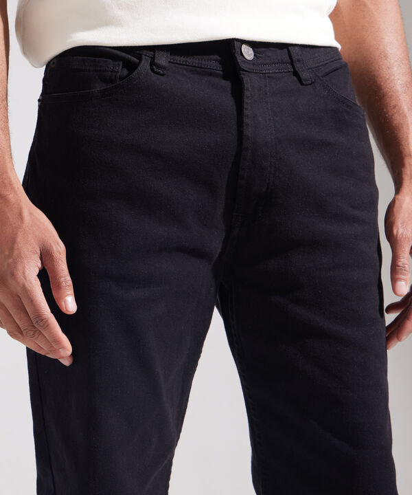 Pantalón 5 Bolsillos Color Negro