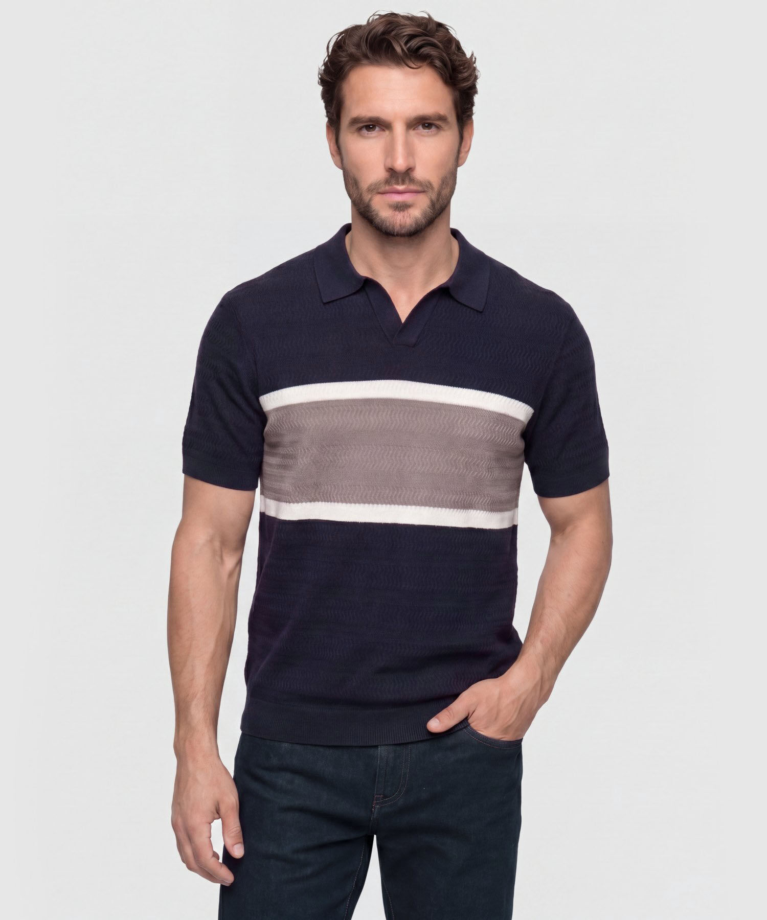 Polo Tejida para Hombre