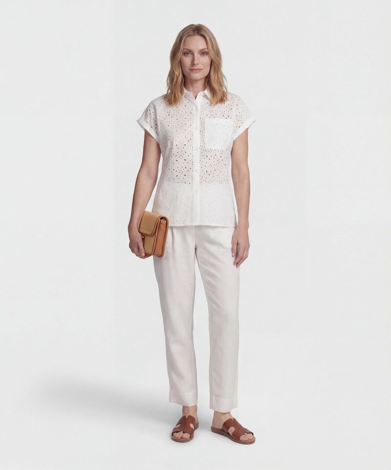 Pantal&oacute;n Cl&aacute;sico Con Pinzas Para Mujer