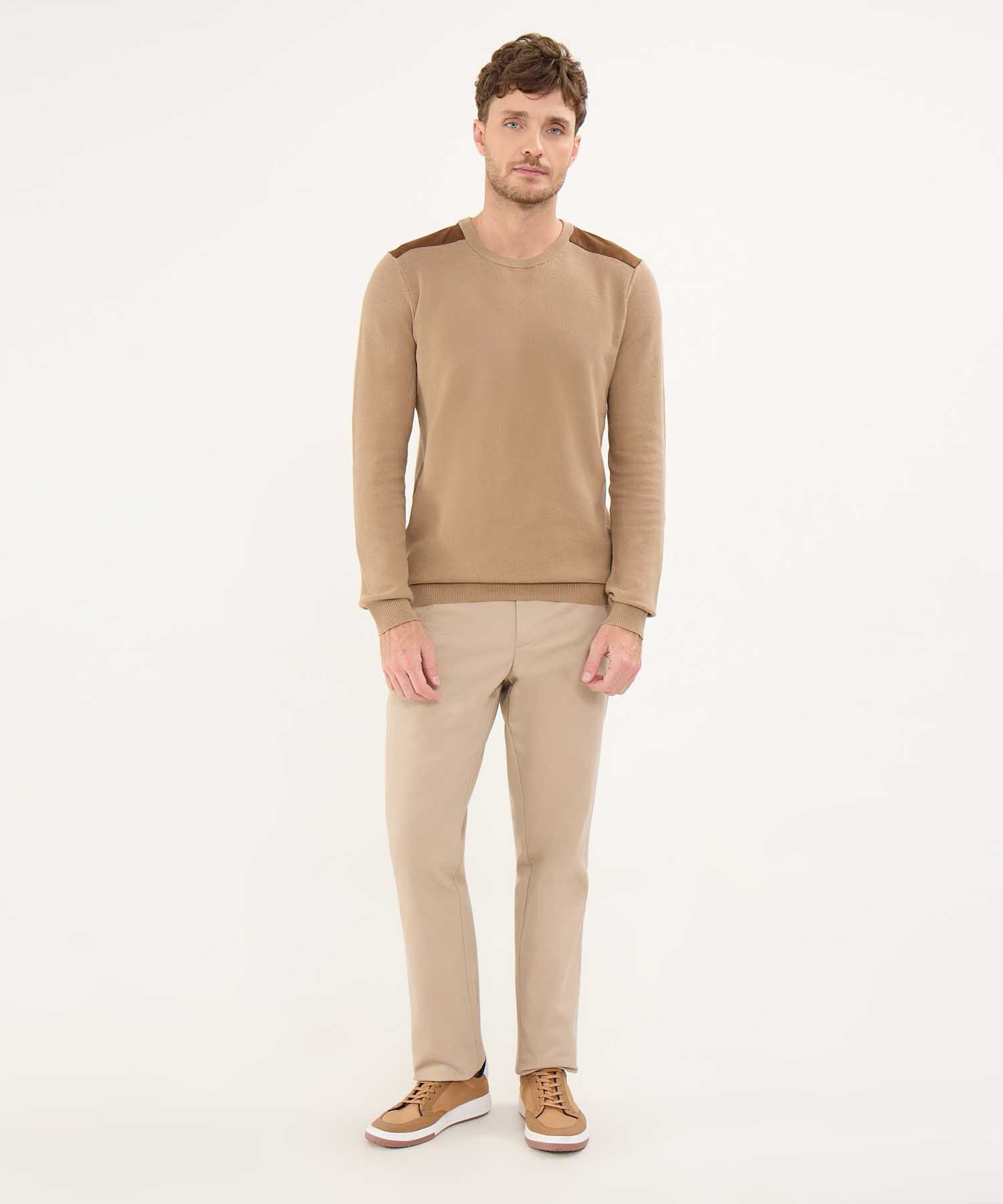 Saco Tejido Cuello Redondo