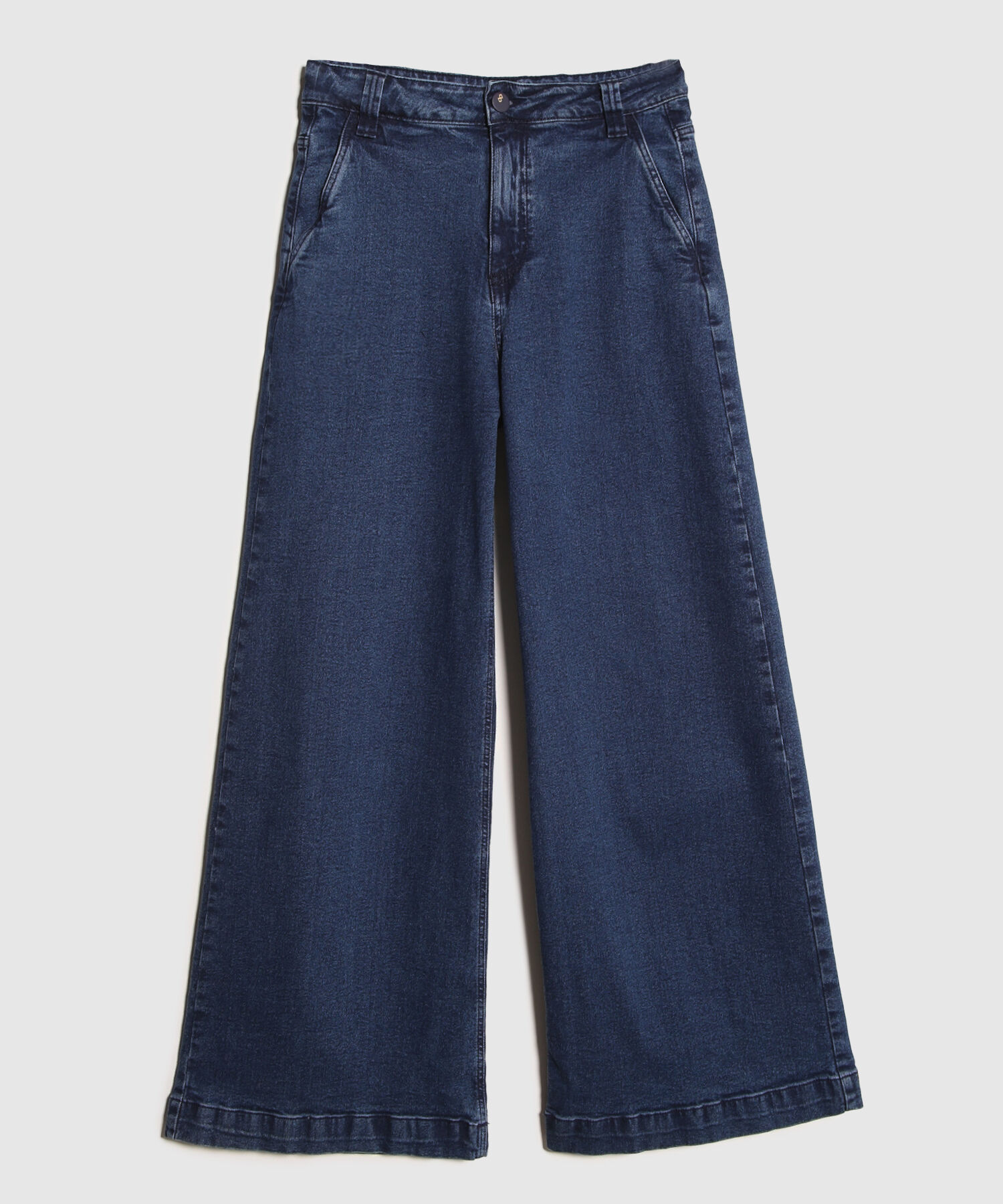 Jean Wide Leg Tono Oscuro.
