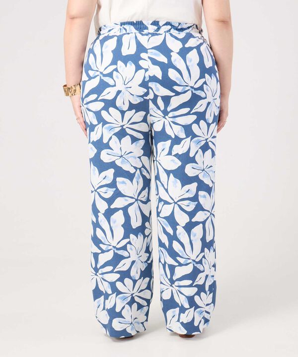 Pantal&oacute;n Holgado Estampado Mujer Curvy
