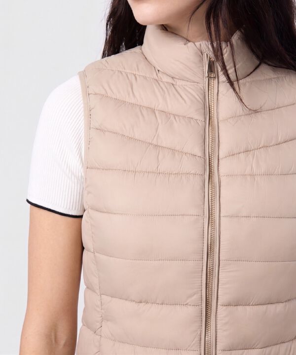 Chaleco Acolchado con Cierre para Mujer