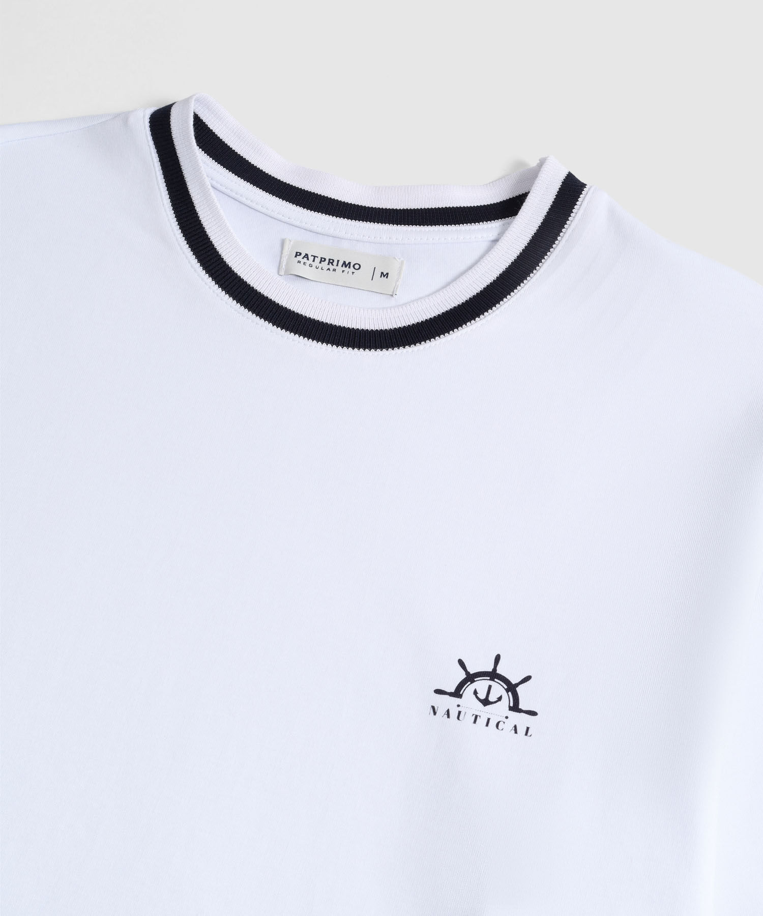 Camiseta Con Cuello En Contraste Para Hombre