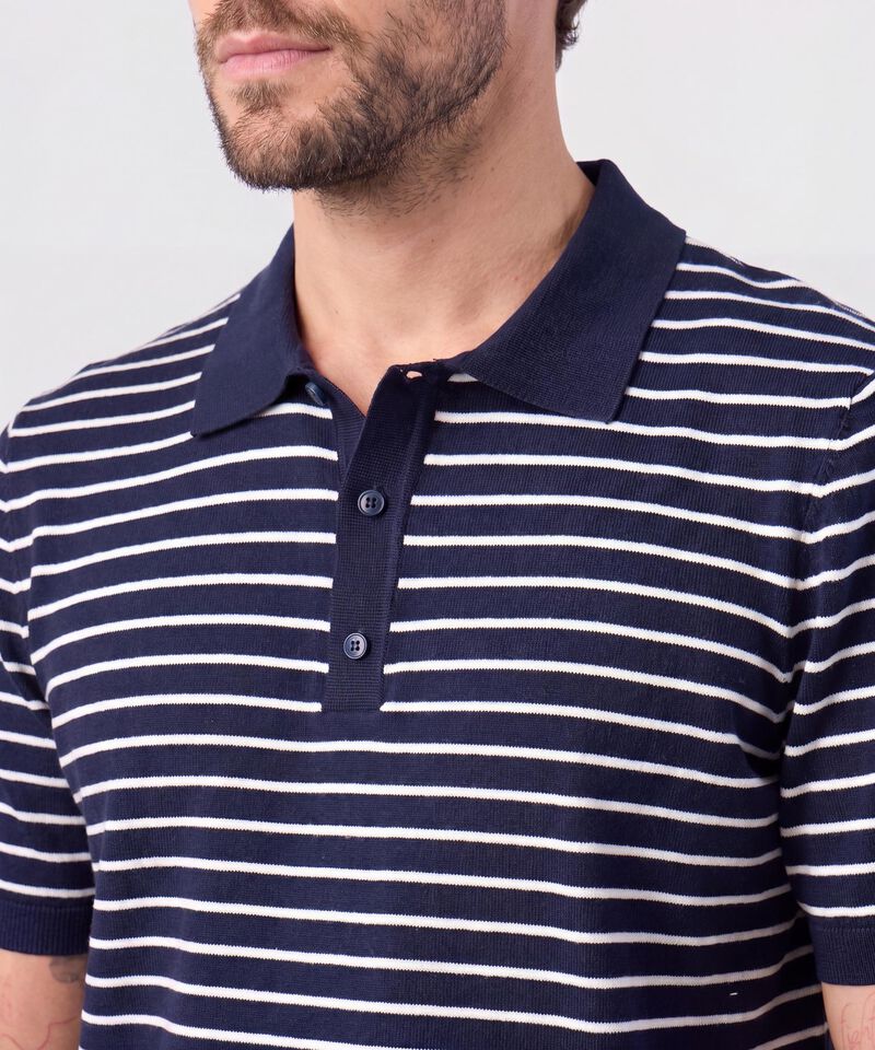 Polo Tejida Para Hombre