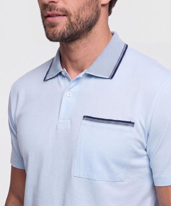POLO TIRA TEJIDA CON BOLSILLO