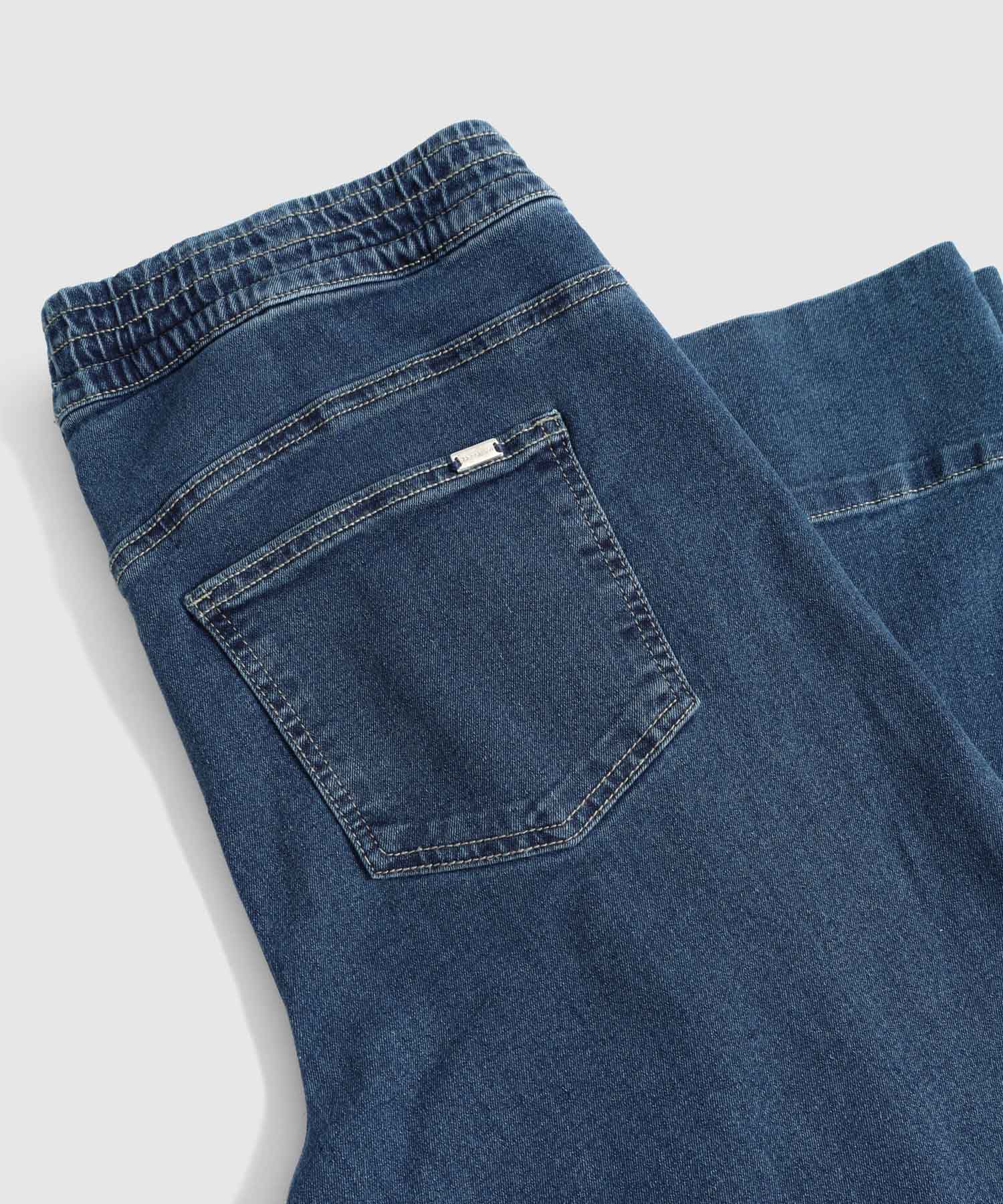 Jeans Straight Con Costuras Para Mujer Curvy