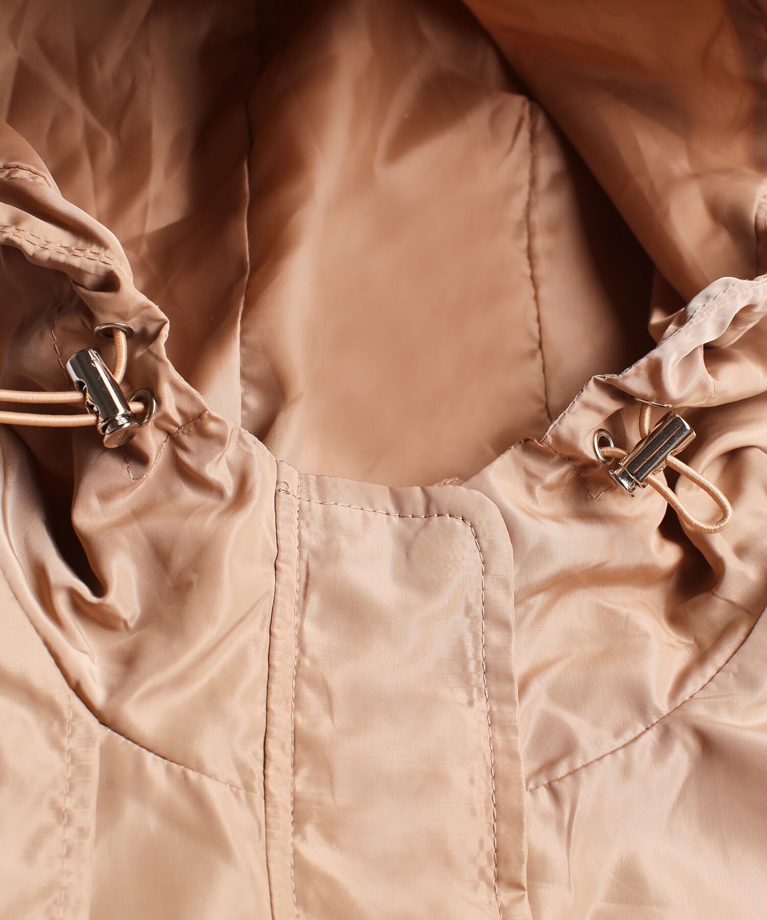 Chaqueta Impermeable Con Capucha Para Mujer Curvy