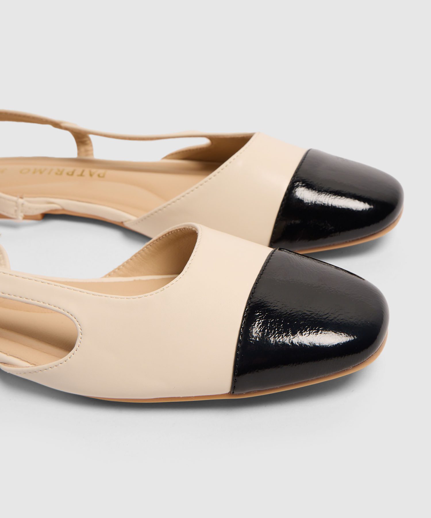 Zapatos Planos Destalonados Bitono Para Mujer