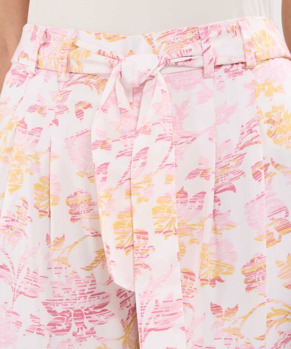 Pantalón Casual Estampado Botánico