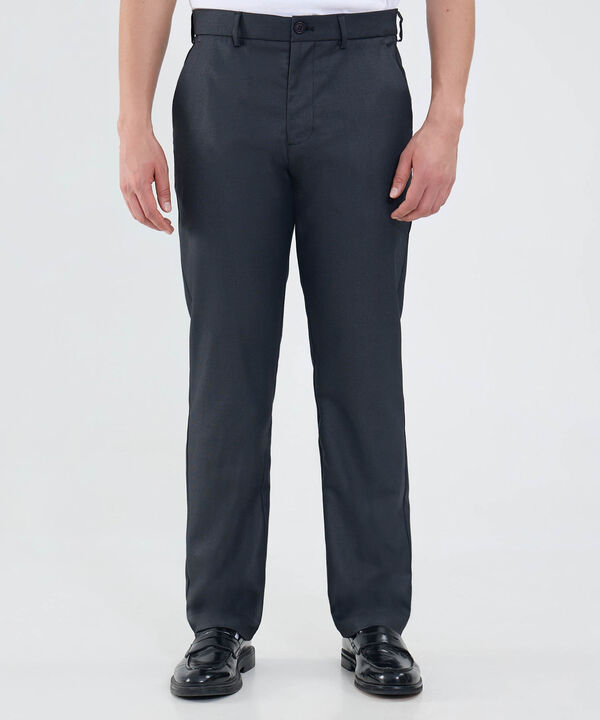 Pantalón Formal Con Bolsillos image number null