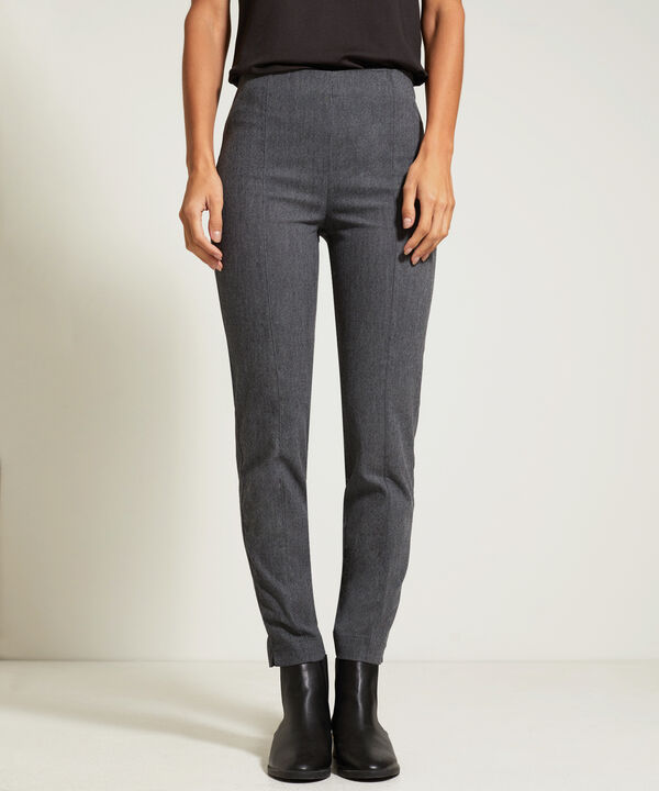 Leggings Con Pretina Incluida Y Vena