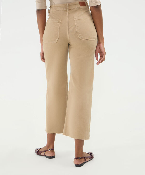 Jean Culotte Tipo Marine Para Mujer
