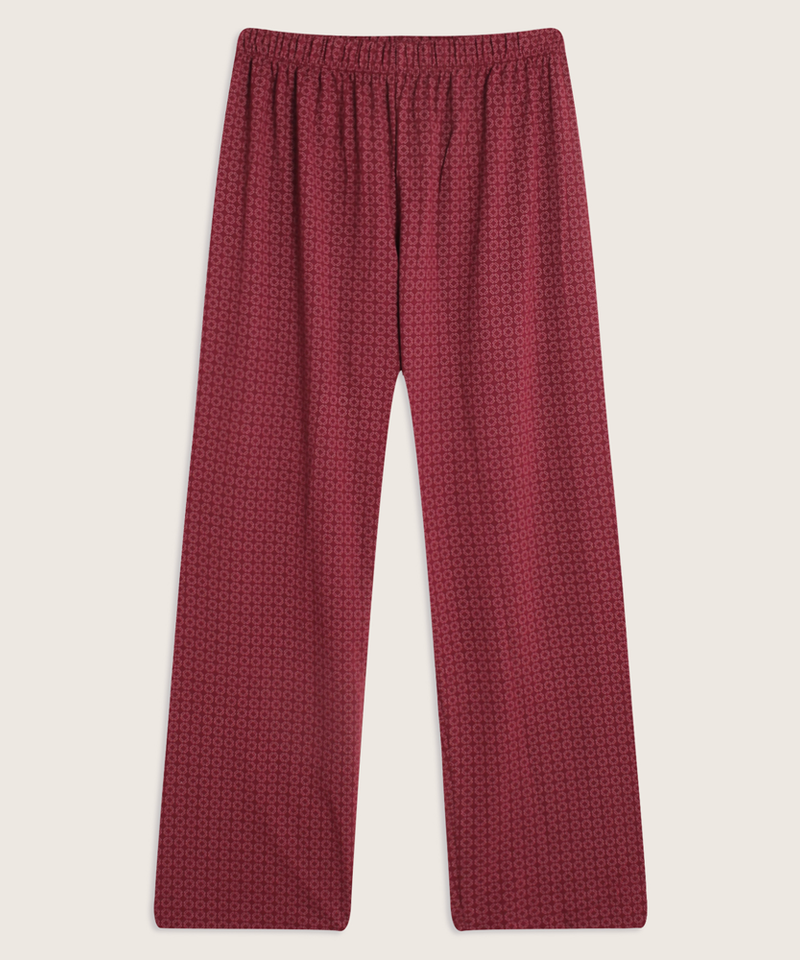 Pijama Cuello V Bolsillo Bordado