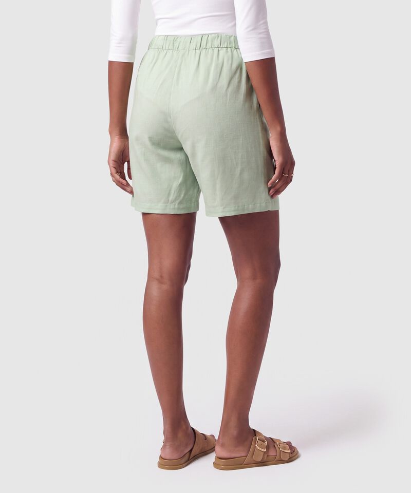 Bermuda Cintura El&aacute;stica Cord&oacute;n Mujer