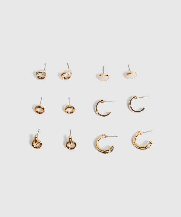 Set x 6 Aretes Dorados image number null