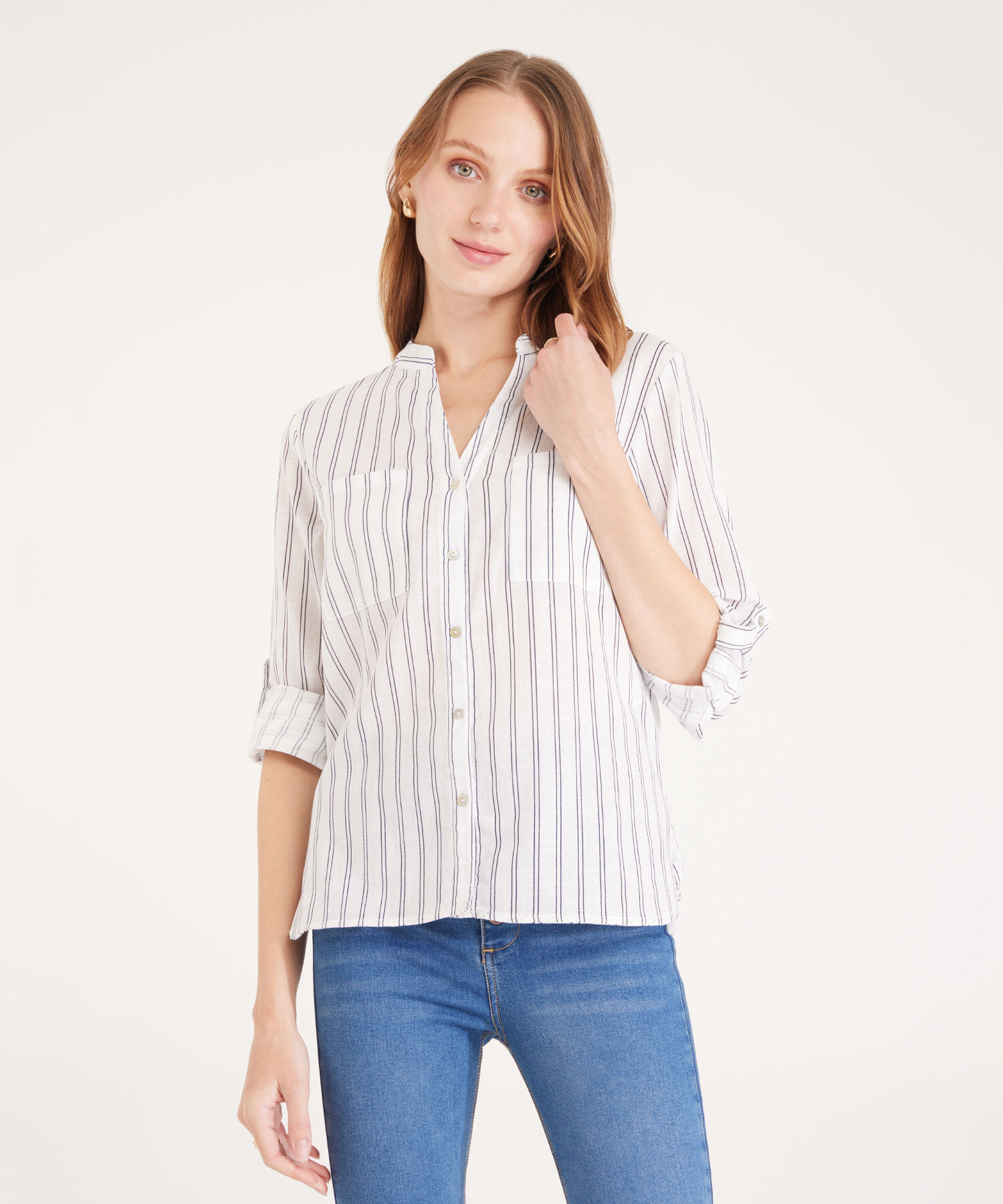 Blusa Manga Larga  Estampada