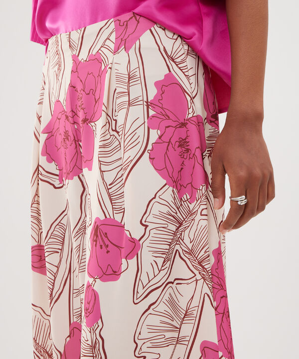 Pantalon Estampado Fluido image number null